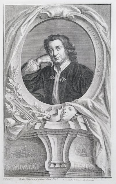 توماس أوتواي ، منقوش بواسطة جاكوب هوبراكن (1698-1780) أمستردام ، 1741 بواسطة ماري بيل