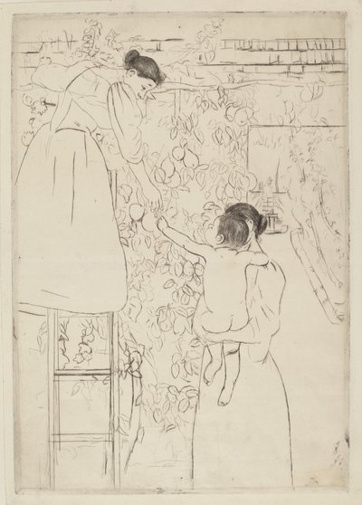 جمع الفاكهة ، ج. 1893. بواسطة ماري كاسات