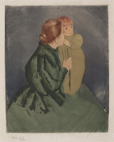 أم وطفل الفلاحين ، ج. 1894. بواسطة ماري كاسات