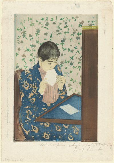 الرسالة 1890-1891. بواسطة ماري كاسات