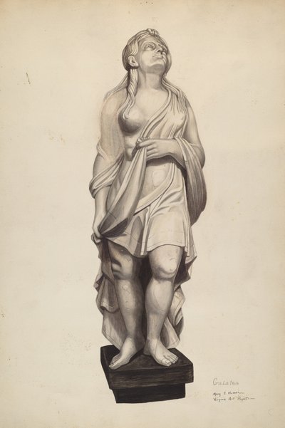 Galatea Figurehead ، ج. 1940. بواسطة ماري إي هيومس