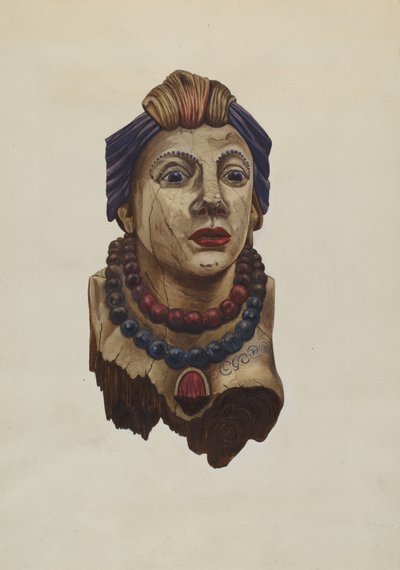 أميرة هندية شخصية ، ج. 1938. بواسطة ماري إي هيومس