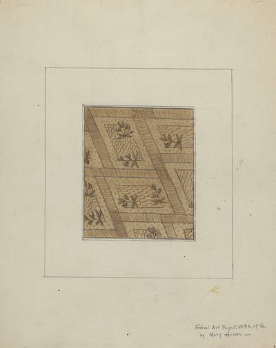 المواد من اللباس ، ج. 1937. بواسطة ماري إي هيومس