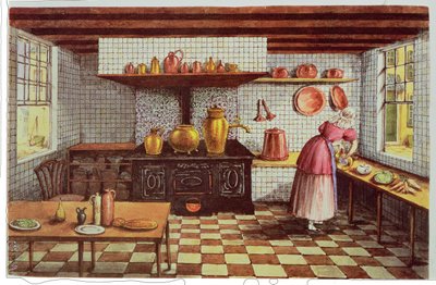 مطبخ فندق St.Lucas ، في Hoogstraat ، روتردام ، 1834 بواسطة ماري إلين بست