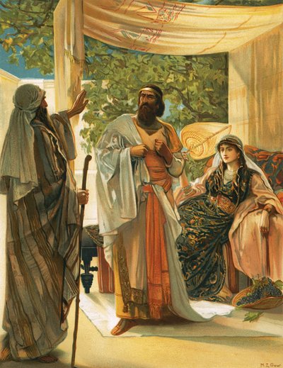 إيليا ينتهر أخآب بواسطة Mary L. Gow