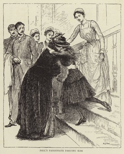 رسم توضيحي لقصة ممرضة ، بقلم هونور مورتن بواسطة Mary L. Gow