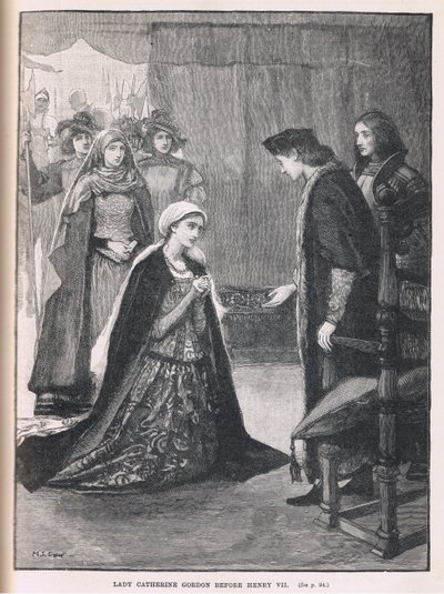 السيدة كاثرين جوردون قبل هنري السابع 1497 بواسطة Mary L. Gow