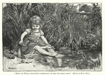 سيلاس مارنر - جلست هنا إيبي ، تتجول بمرح في حذائها الصغير بواسطة Mary L. Gow