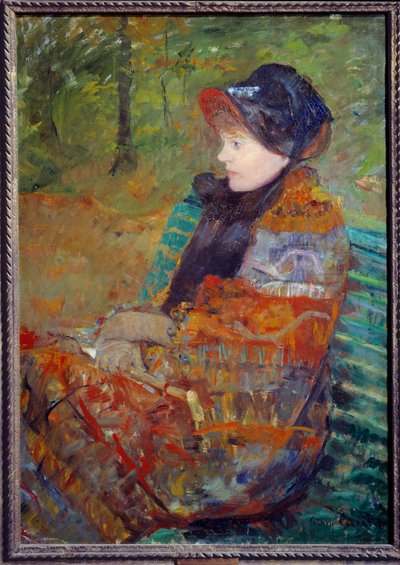صورة لمدموزيل سي ليديا كاسات ، شقيقة الفنانة. بواسطة ماري كاسات (1844-1926) 1880 بواسطة ماري ستيفنسون كاسات