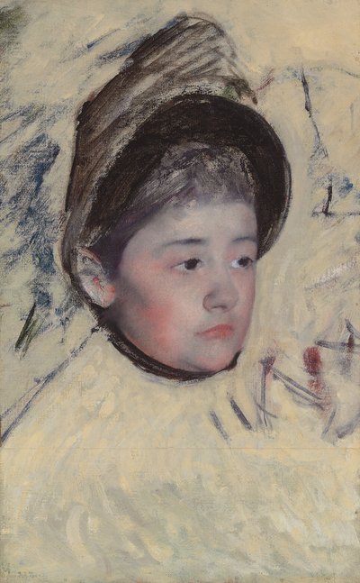 امرأة ترتدي بونيه ، c.1889 بواسطة ماري كاسات