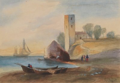 منظر طبيعي بلا عنوان ، 1876. بواسطة ماري فو والكوت