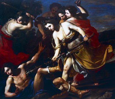 Orpheus beaten by Bacchantes بواسطة ماسيمو ستانزيوني