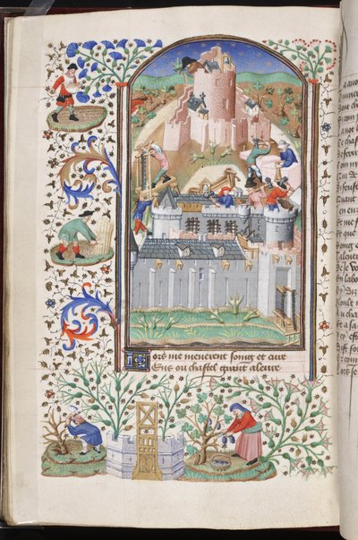 The Castle of Labour, from ;La voie de Povreté ou de Richesse