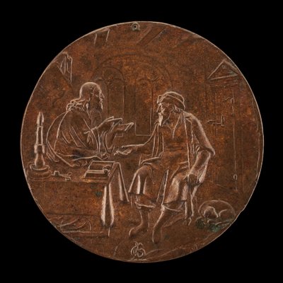 المسيح ونيقوديموس ، ج. 1550. بواسطة ماجستير PG