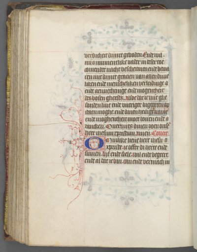 كتاب ساعات استخدام أوترخت: fol. 157v ، نص ، ج. 1460-1465. بواسطة ماجستير في Gijsbrecht van Brederode