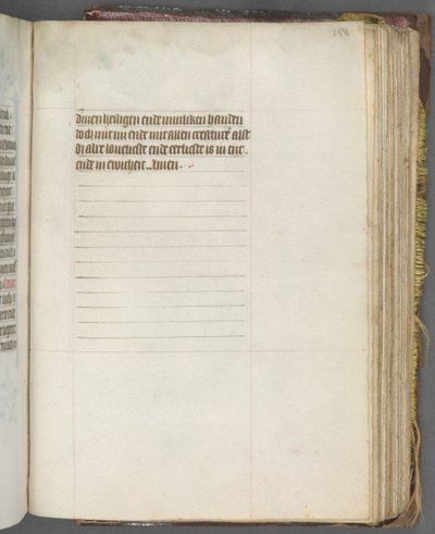 كتاب ساعات استخدام أوترخت: fol. 158 و ، نص ، ج. 1460-1465. بواسطة ماجستير في Gijsbrecht van Brederode