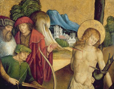 استشهاد القديس سيباستيان ، 1505-10 بواسطة سيد Sigmaringen