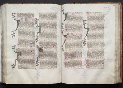 كتاب قداس جوتا: Fol. 101 و ، نص ، ج. 1375. بواسطة سيد بوكيه