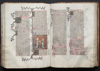 كتاب قداس جوتا: Fol. 114 ظ ، القديس بطرس وبولس ، ج. 1375. بواسطة سيد بوكيه