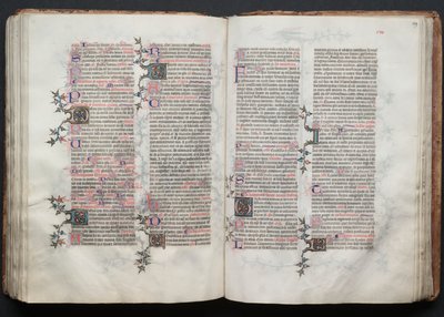 كتاب قداس جوتا: Fol. 119 و ، نص ، ج. 1375. بواسطة سيد بوكيه