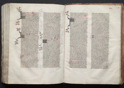 كتاب القداس جوتا: Fol. 144V ، نص ، ج. 1375. بواسطة سيد بوكيه