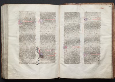 كتاب القداس جوتا: Fol. 147V ، نص ، ج. 1375. بواسطة سيد بوكيه