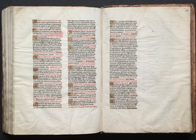 كتاب قداس جوتا: Fol. 158 و نص ، ج. 1375. بواسطة سيد بوكيه