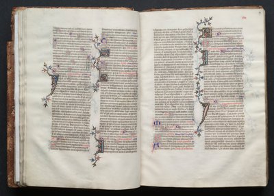 كتاب القداس جوتا: Fol. 27 و ، نص ، ج. 1375. بواسطة سيد بوكيه