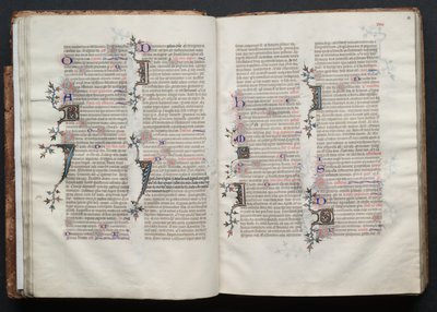 كتاب القداس جوتا: Fol. 28 و ، نص ، ج. 1375. بواسطة سيد بوكيه