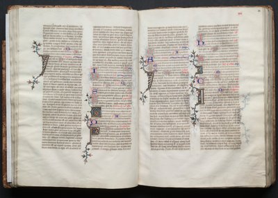 كتاب قداس جوتا: Fol. 32V ، نص ، ج. 1375. بواسطة سيد بوكيه