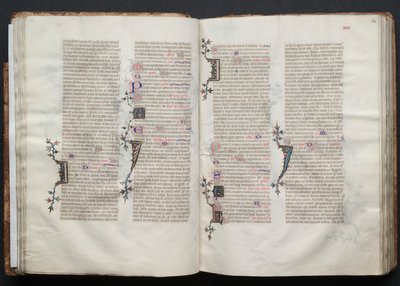 كتاب القداس جوتا: Fol. 34 و ، نص ، ج. 1375. بواسطة سيد بوكيه