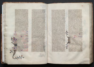 كتاب القداس جوتا: Fol. 35 ظ ، نص ، ج. 1375. بواسطة سيد بوكيه