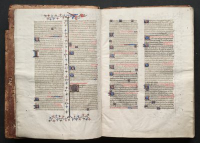 كتاب القداس جوتا: Fol. 3 و ، نص ، ج. 1375. بواسطة سيد بوكيه