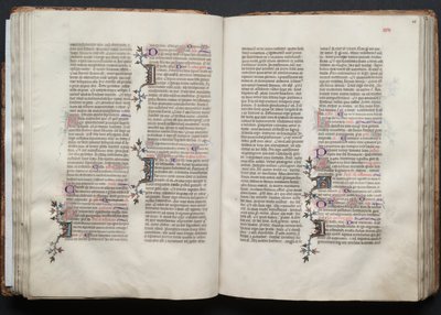 كتاب قداس جوتا: Fol. 46 و ، نص ، ج. 1375. بواسطة سيد بوكيه