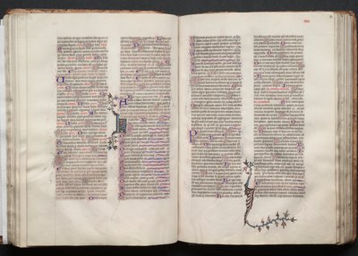كتاب القداس جوتا: Fol. 53 ظ ، نص ، ج. 1375. بواسطة سيد بوكيه