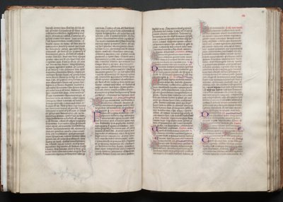 كتاب القداس جوتا: Fol. 54V ، نص ، ج. 1375. بواسطة سيد بوكيه