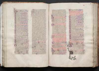 كتاب القداس جوتا: Fol. 56 و ، نص ، ج. 1375. بواسطة سيد بوكيه