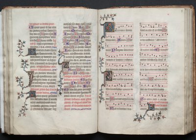 كتاب قداس جوتا: Fol. 67 و ، نص ، ج. 1375. بواسطة سيد بوكيه