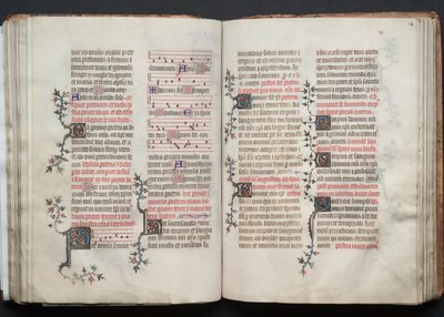كتاب القداس جوتا: Fol. 68 و ، نص ، ج. 1375. بواسطة سيد بوكيه