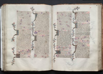 كتاب قداس جوتا: Fol. 81 و ، نص ، ج. 1375. بواسطة سيد بوكيه