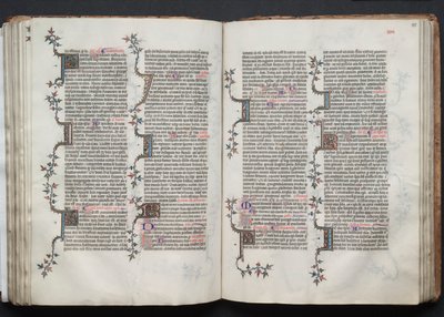 كتاب القداس جوتا: Fol. 84V ، نص ، ج. 1375. بواسطة سيد بوكيه