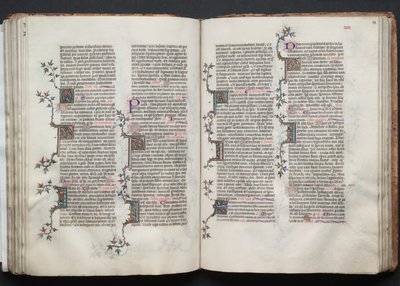 كتاب القداس جوتا: Fol. 88 و ، نص ، ج. 1375. بواسطة سيد بوكيه