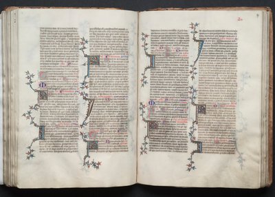 كتاب القداس جوتا: Fol. 97 و ، نص ، ج. 1375. بواسطة سيد بوكيه