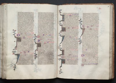 كتاب القداس جوتا: Fol. 98 و نص ، ج. 1375. بواسطة سيد بوكيه