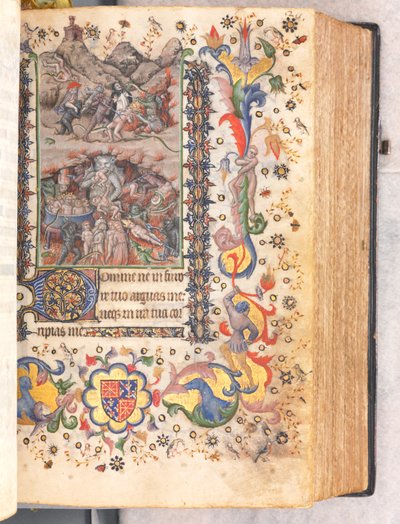 ساعات شارل النبيل ، ملك نافار 1361-1425: fol. 106 و ، الحكم الأخير ، ج. 1405. بواسطة ماجستير في الأحرف الأولى وشركاء بروكسل