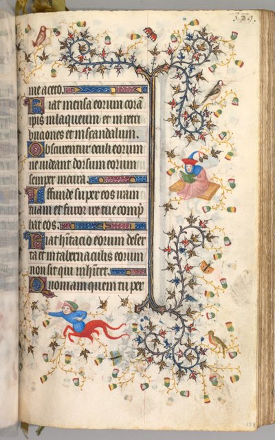 ساعات شارل النبيل ، ملك نافار 1361-1425: fol. 189 و ، نص ، ج. 1405. بواسطة ماجستير في الأحرف الأولى وشركاء بروكسل
