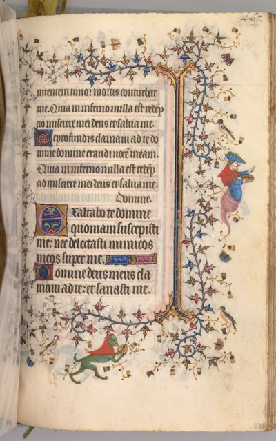 ساعات شارل النبيل ، ملك نافار 1361-1425: fol. 228 و ، نص ، ج. 1405. بواسطة ماجستير في الأحرف الأولى وشركاء بروكسل