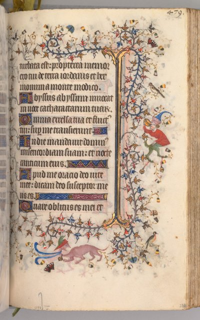 ساعات شارل النبيل ، ملك نافار 1361-1425: fol. 234 و ، نص ، ج. 1405. بواسطة ماجستير في الأحرف الأولى وشركاء بروكسل