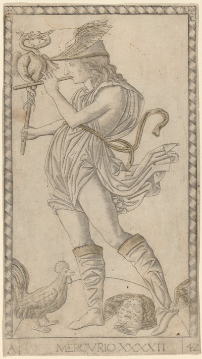 عطارد (عطارد) بواسطة Master of the E Series Tarocchi