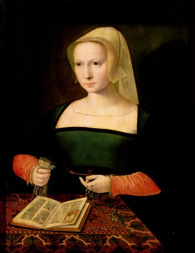 صورة لامرأة شابة (لوحة) بواسطة Master of the Female Half Lengths
